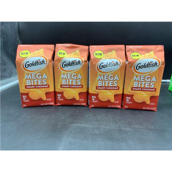 Goldfish Mega Bites Sharp Cheddar (4 x 167g)