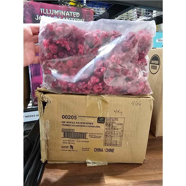 **FROZEN** Alasko Whole Raspberries 4Kg