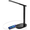 Image 1 : LASTAR LED Desk Lamp, Dimmable Eye-Protecting Table Lamps with Night Light, USB Charging Port, 4 Col