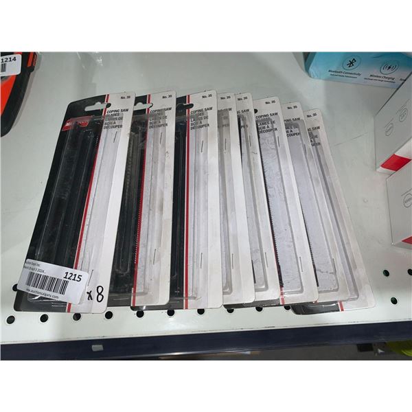 MaxTech Coping Saw Blades No35 x's 8