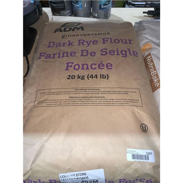 ADM Harvestedge Dark Rye Flour 20kg