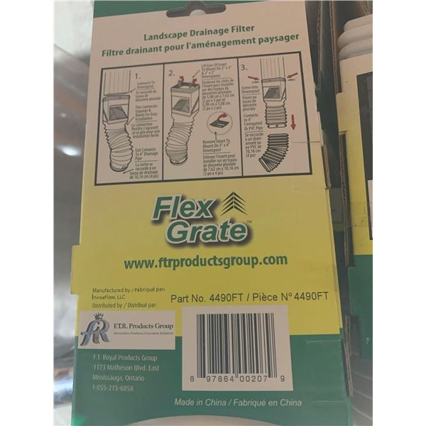 FlexGrate Landscape Drainage Filter Lot of 6