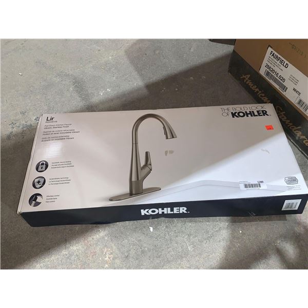 Kohler Lir Pull Down Faucet Vibrant Stainless Finish R33449-VS