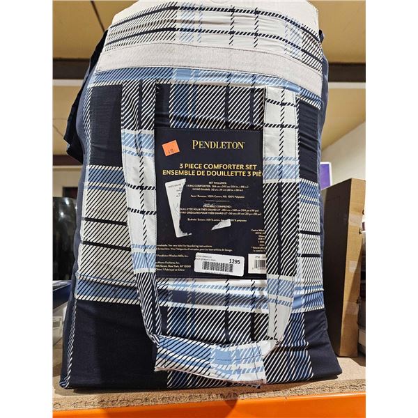 Pendleton 3pc Comforter Set - Blue Tones