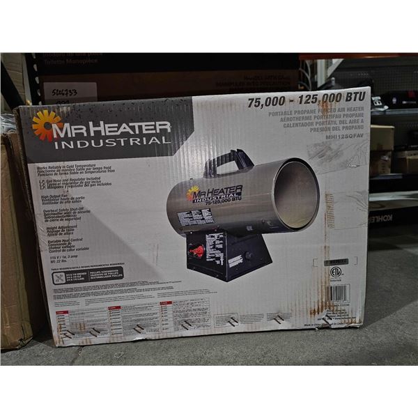 Mr Heater Industrial 75-125,000 BTU Portable Propane Forced Air  Heater