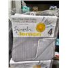 Image 2 : Microfiber 12"x12" Dish Cloths - Gray 12x4pc