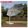 Image 1 : Hand Crank X-Large Patio Umbrella - Not exactly as shown in Stock Photo - ***MISSING BASE***