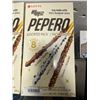 Image 2 : Lotte pepero assorted chocolate covered biscuit sticks 2x270g