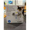 Image 1 : Catit stainless steel flower drinking fountain for cats and small dogs