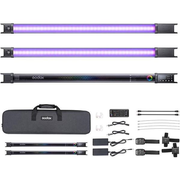 GODOX TL60 RGB Tube Light,CRI 96 TLCI 98,Color Temper 2700K~6500K,100% Brightness (LUX),39 FX Effect