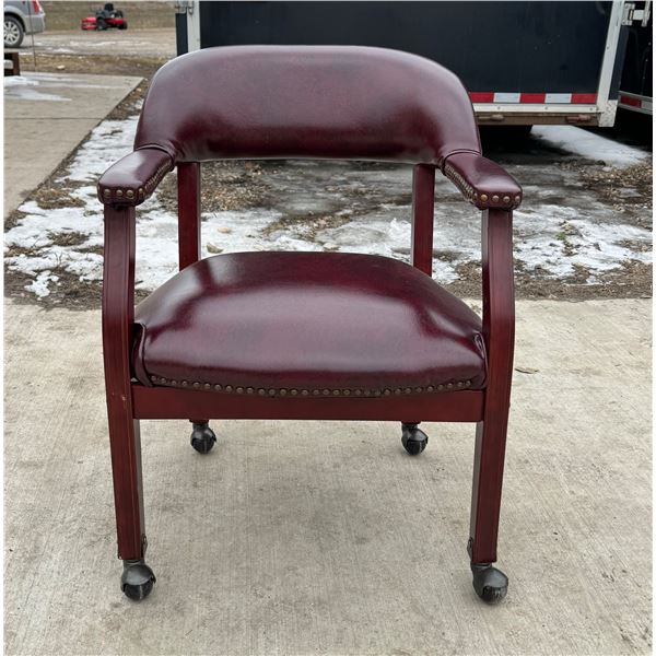 BANKERS CHAIR ON CASTORS