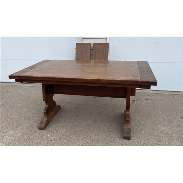 TABLE WITH TWO EXTENSIONS