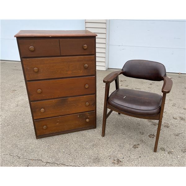 DRESSER AND CHAIR