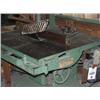 Image 3 : THOMAS WHITE POWERED BENCH TYPE WOOD SAW TABLE SIZE 1 MTR X 1.2 MTR