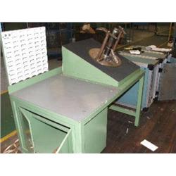 STEEL BENCH. WITH COIL WINDING UNIT