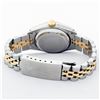 Image 3 : Rolex Ladies 2T Yellow Gold & Stainless Steel Silver Tapestry Dial Wristwatch 26