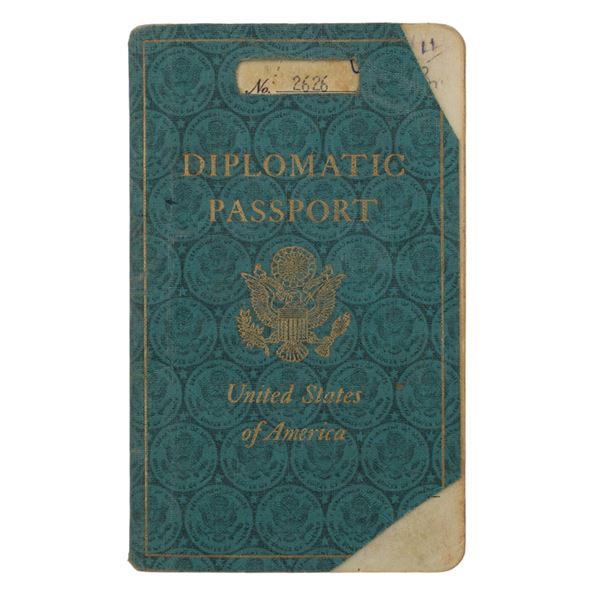 A POST-WAR U.S. DIPLOMAT TO AUSTRIA PASSPORT, CA. 1949