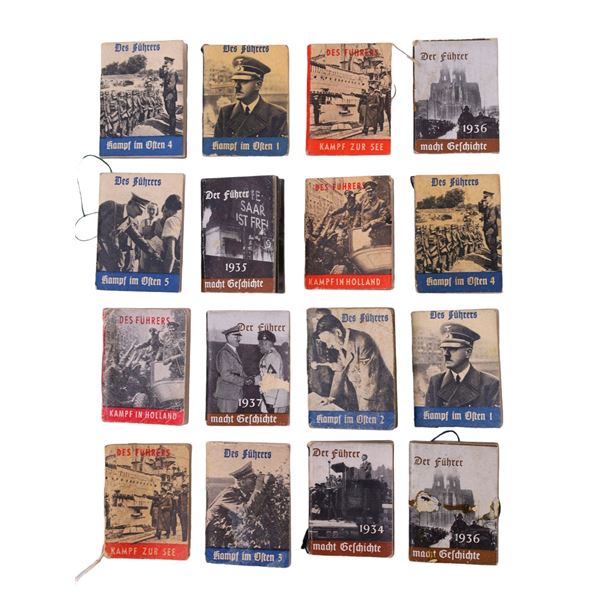 A GROUP OF 16 NAZI GERMAN WINTER-HILFSWERK BOOKS