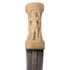 Image 4 : A PERSIAN KHANJAR DAGGER WITH WOOTZ BLADE, 19TH CEN.