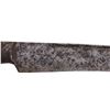 Image 9 : A ZEYBEK YATAGAN WITH 18TH CENTURY SILVER INLAID BLADE