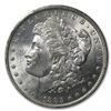 Image 2 : 1885-O Morgan Silver Dollar - Rare Stage Coach Label (PCGS BU)
