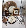 Image 1 : Clock & Home Decor Lot