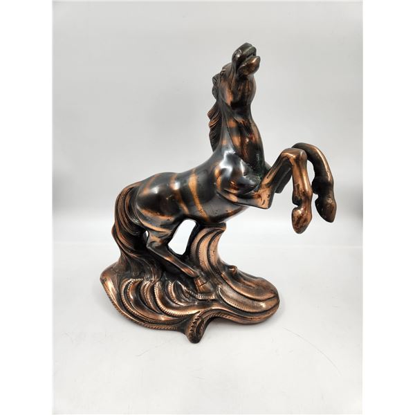 Vintage Metal Horse Statue