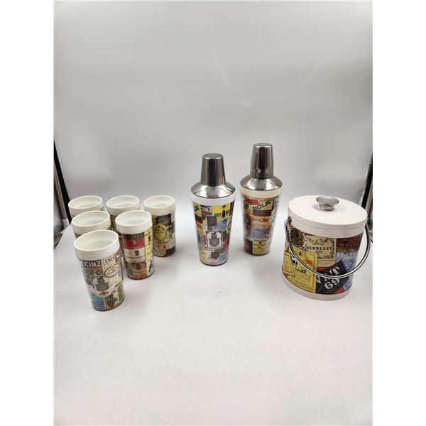 Vintage Barware Set