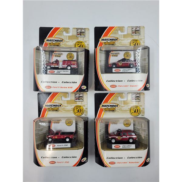 4 Sealed Matchbox Diecast Cars