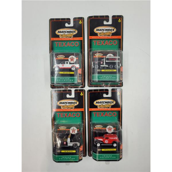 4 Sealed Matchbox Diecast Texaco Vehicles