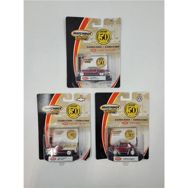3 Sealed Matchbox Diecast Cars (50)