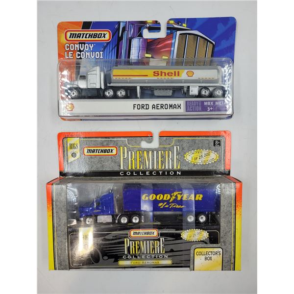 2 Sealed Matchbox Diecast Trucks