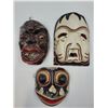 Image 1 : 3 Wooden Masks