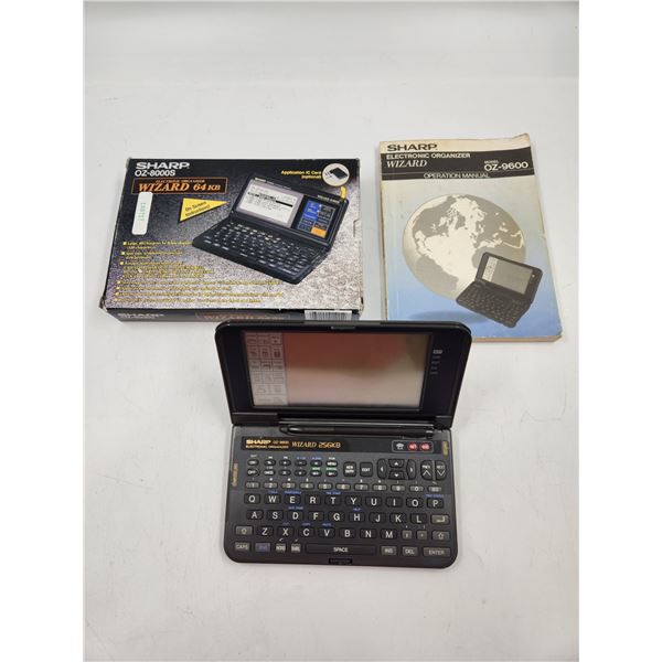 Vintage Sharp OZ-8000S Electronic Organizer