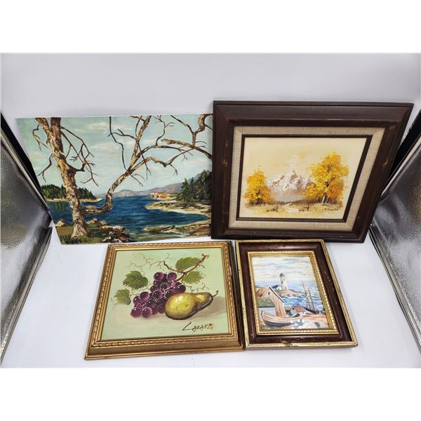 Vintage Original Small Paintings