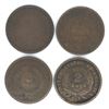 Image 2 : Group of Four (4CT) Two Cent Piece Coins