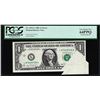 Image 1 : 1981 $1 Federal Reserve Note Printed Fold over Error PCGS Very Choice New 64PPQ