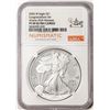 Image 1 : 2020-W $1 Proof American Silver Eagle Coin NGC PF69 Ultra Cameo Congratulations ANA