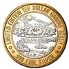 Image 2 : .999 Fine Silver Edgewater Laughlin, Nevada $10 Limited Edition Gaming Token