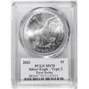 Image 2 : 2021 Type 2 $1 American Silver Eagle Coin PCGS MS70 Damstra Signature First Strike