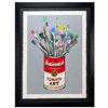 Image 1 : Mr Brainwash "Tomato Pop (Grey)" Limited Edition Serigraph on Paper