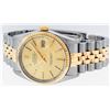 Image 8 : Rolex Mens Two Tone Champagne Index Datejust Wristwatch