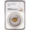 Image 1 : 7.62 Gram Yukon Gold Nugget NGC Graded