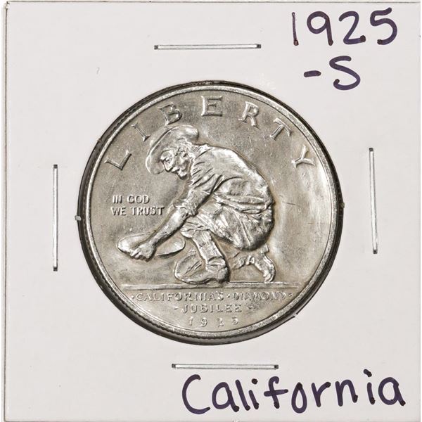 1925-S California Diamond Jubilee Commemorative Half Dollar Coin