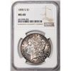 Image 1 : 1890-S $1 Morgan Silver Dollar Coin NGC MS60