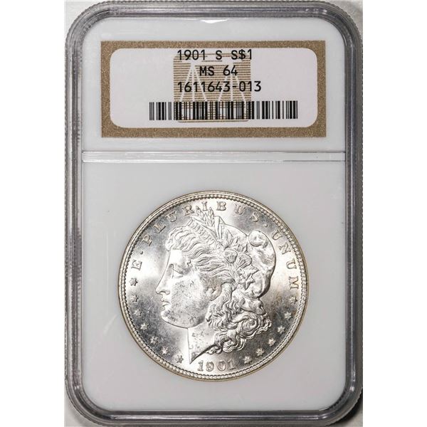 1901-S $1 Morgan Silver Dollar Coin NGC MS64