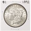 1892 $1 Morgan Silver Dollar Coin