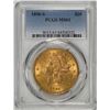1890-S $20 Liberty Head Double Eagle Gold Coin PCGS MS61