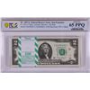 Image 1 : Pack 2017A $2 Federal Reserve STAR Notes San Francisco Fr.1941-L* PCGS Gem UNC 65PPQ