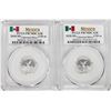 Lot of (2) 2018-Mo Mexico Proof 1/20 oz Silver Libertad Coins PCGS PR70DCAM